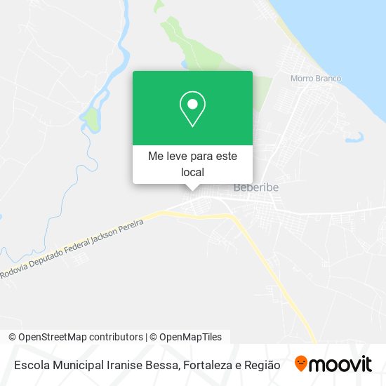 Escola Municipal Iranise Bessa mapa