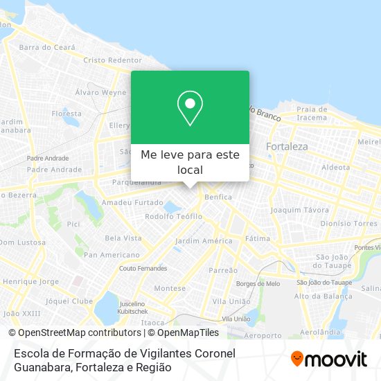 Escola de Formação de Vigilantes Coronel Guanabara mapa