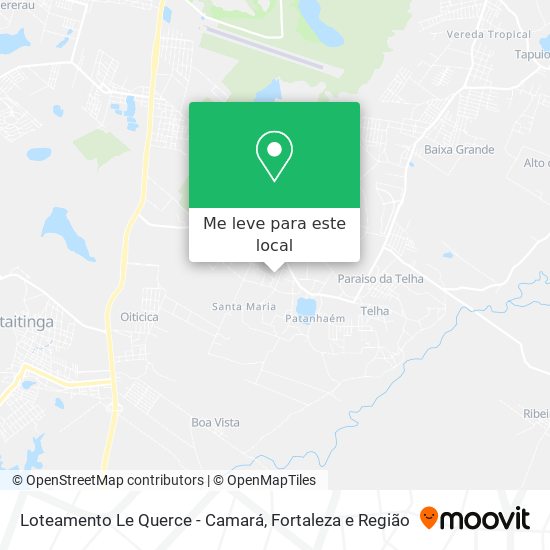 Loteamento Le Querce - Camará mapa