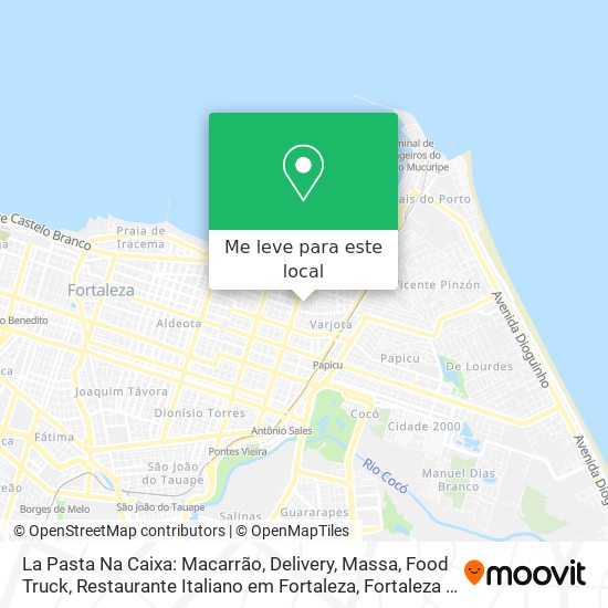 La Pasta Na Caixa: Macarrão, Delivery, Massa, Food Truck, Restaurante Italiano em Fortaleza mapa