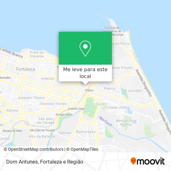 Dom Antunes mapa