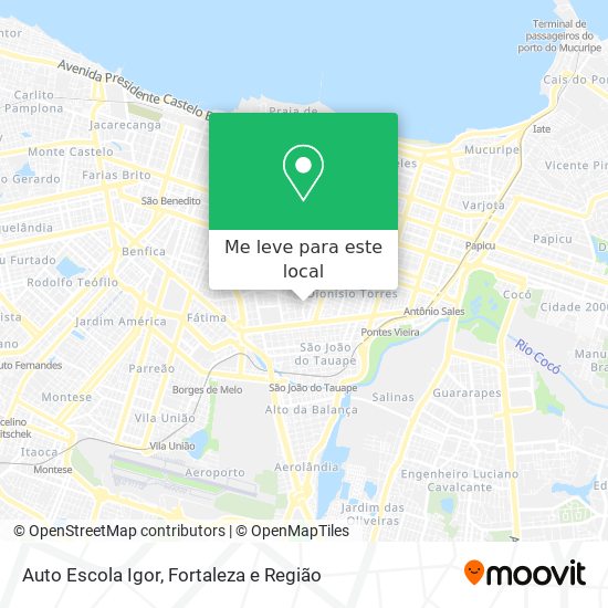 Auto Escola Igor mapa