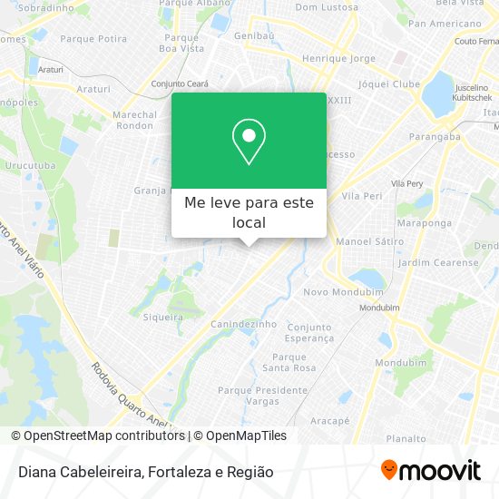 Diana Cabeleireira mapa