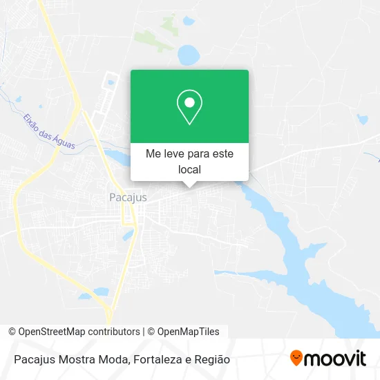 Pacajus Mostra Moda mapa