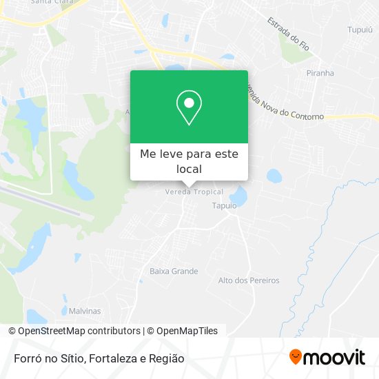 Forró no Sítio mapa