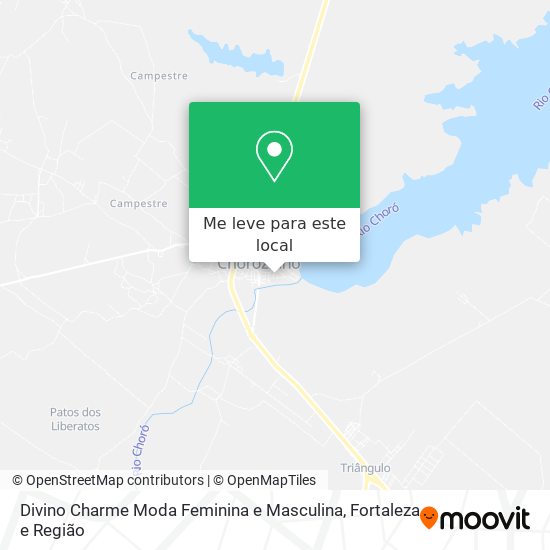 Divino Charme Moda Feminina e Masculina mapa