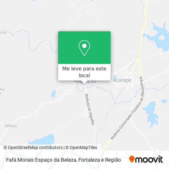 Fafá Morais Espaço da Beleza mapa