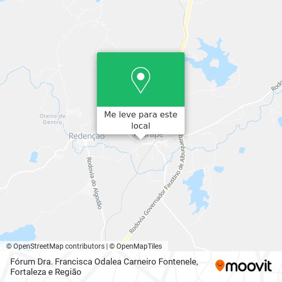 Fórum Dra. Francisca Odalea Carneiro Fontenele mapa
