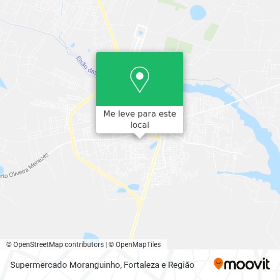 Supermercado Moranguinho mapa