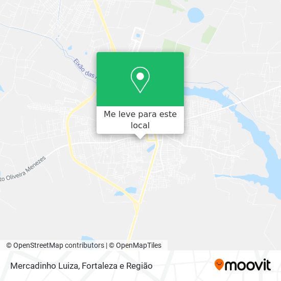 Mercadinho Luiza mapa