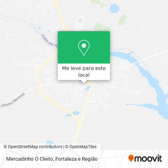 Mercadinho O Cleito mapa