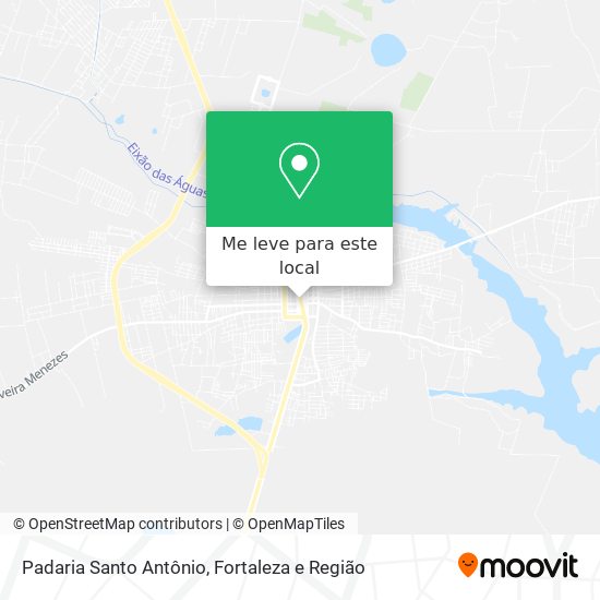 Padaria Santo Antônio mapa