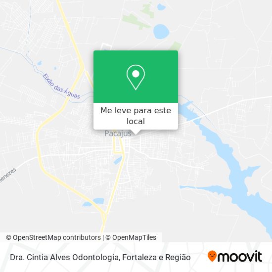 Dra. Cintia Alves Odontologia mapa