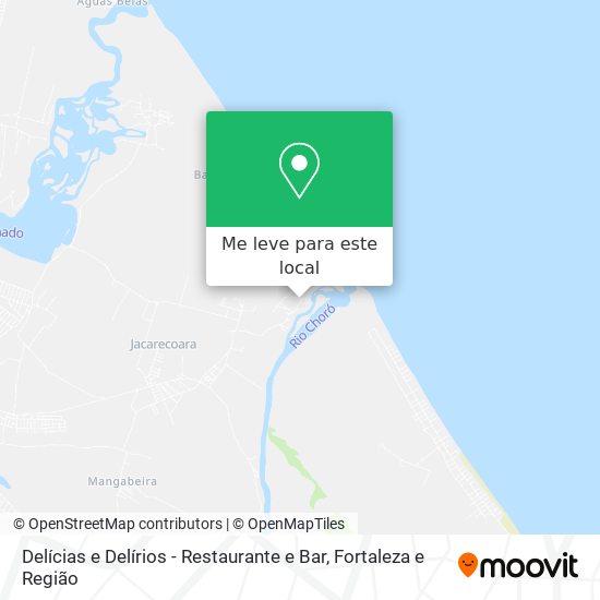 Delícias e Delírios - Restaurante e Bar mapa
