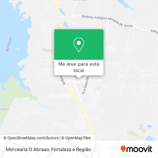 Mercearia O Abraao mapa