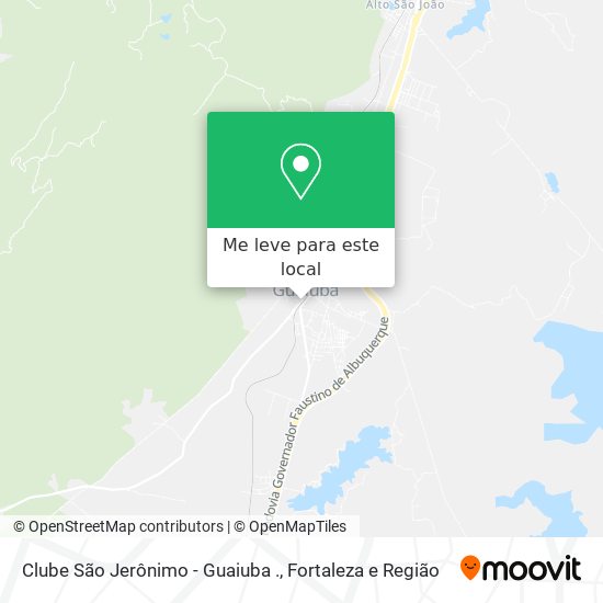 Clube São Jerônimo - Guaiuba . mapa