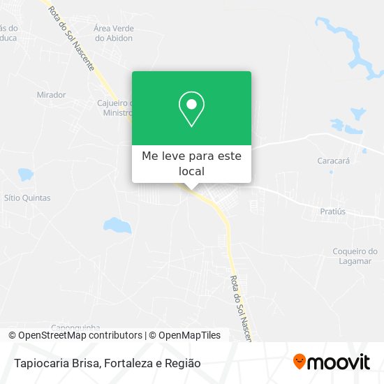 Tapiocaria Brisa mapa