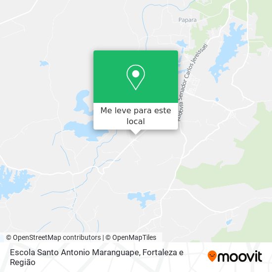 Escola Santo Antonio Maranguape mapa