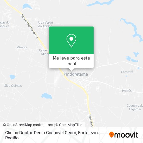 Clinica Doutor Decio Cascavel Ceará mapa