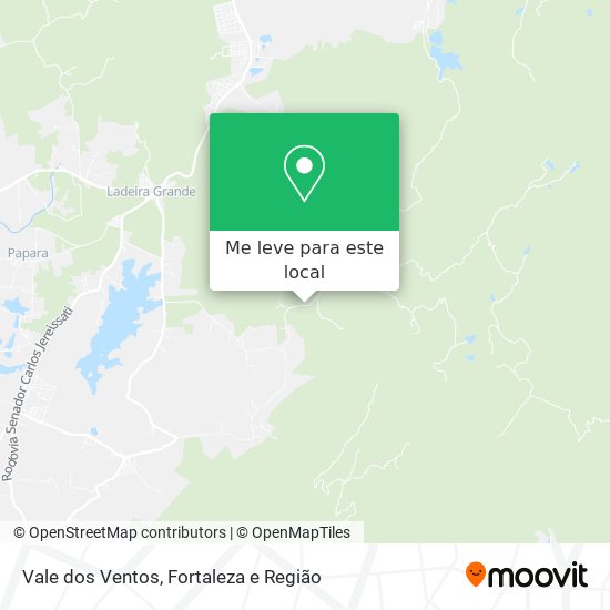 Vale dos Ventos mapa