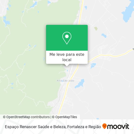 Espaço Renascer Saúde e Beleza mapa