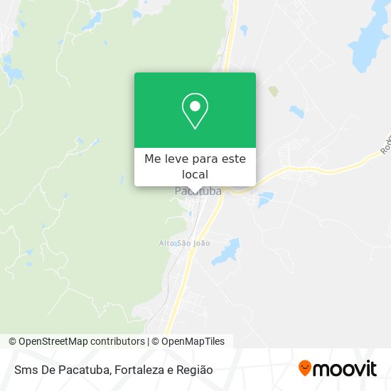 Sms De Pacatuba mapa