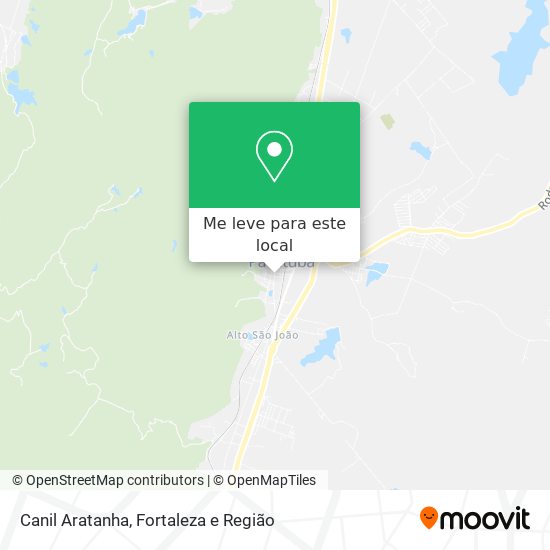 Canil Aratanha mapa