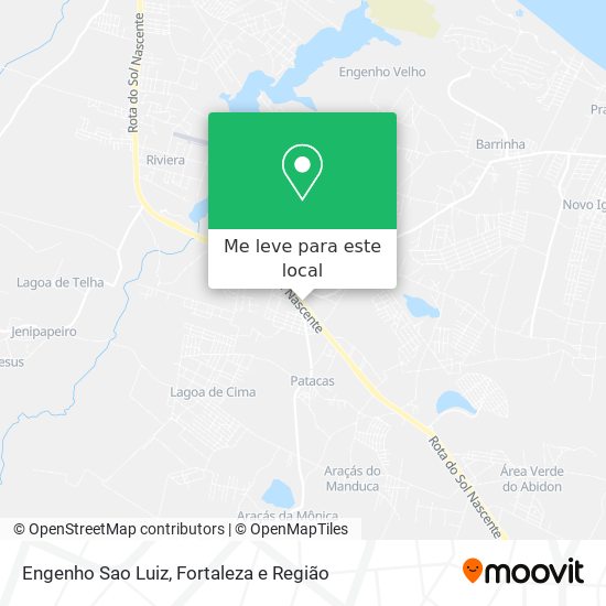 Engenho Sao Luiz mapa