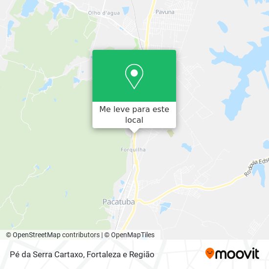 Pé da Serra Cartaxo mapa