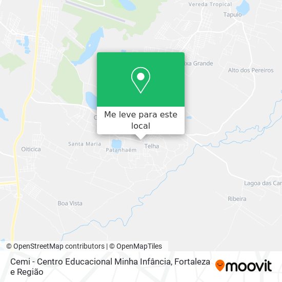 Cemi - Centro Educacional Minha Infância mapa