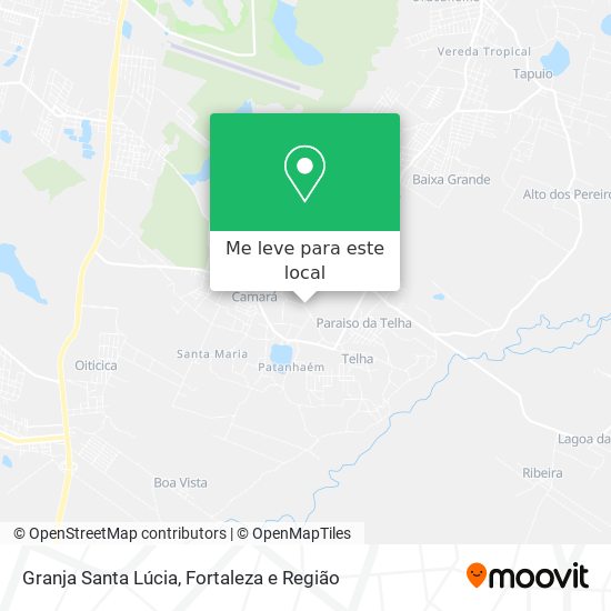 Granja Santa Lúcia mapa