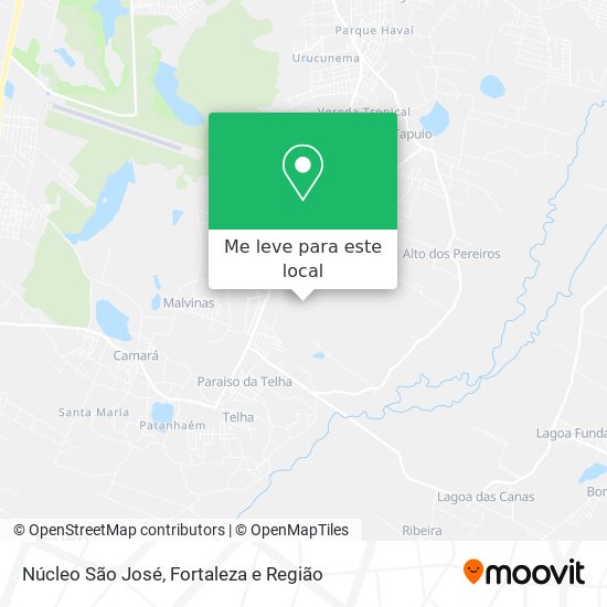 Núcleo São José mapa
