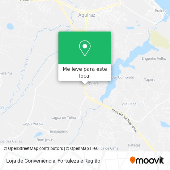 Loja de Conveniência mapa