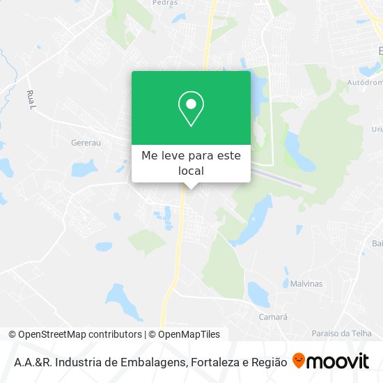 A.A.&R. Industria de Embalagens mapa
