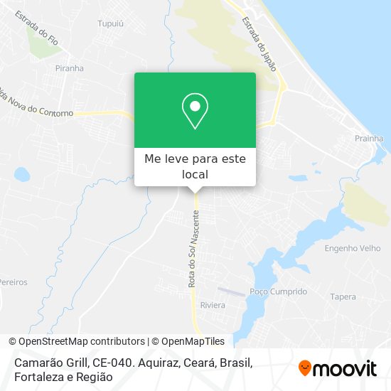 Camarão Grill, CE-040. Aquiraz, Ceará, Brasil mapa