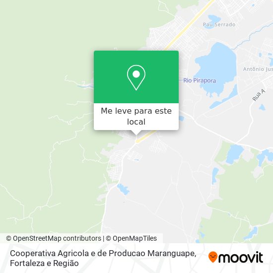 Cooperativa Agricola e de Producao Maranguape mapa