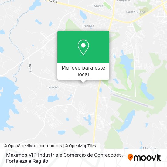 Maximos VIP Industria e Comercio de Confeccoes mapa