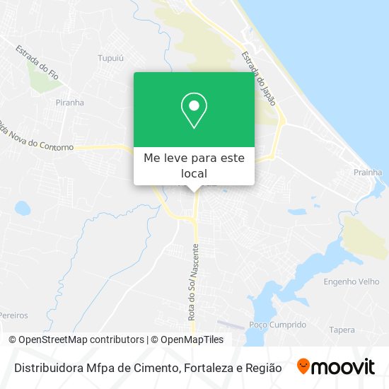 Distribuidora Mfpa de Cimento mapa