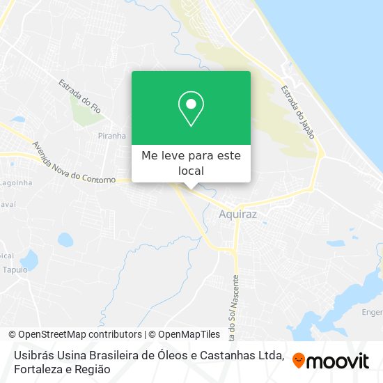 Usibrás Usina Brasileira de Óleos e Castanhas Ltda mapa