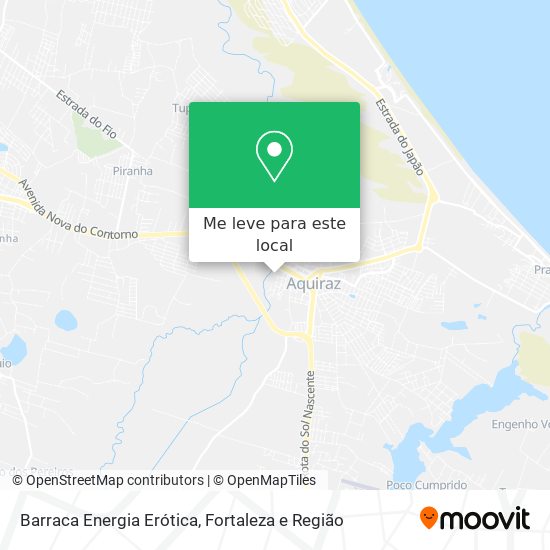 Barraca Energia Erótica mapa