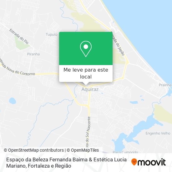 Espaço da Beleza Fernanda Baima & Estética Lucia Mariano mapa
