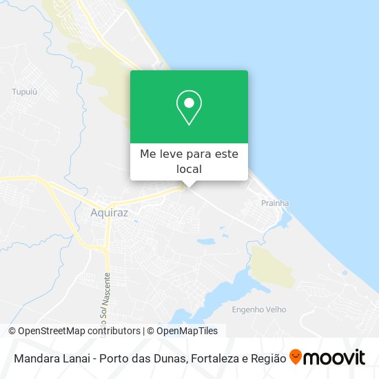 Mandara Lanai - Porto das Dunas mapa