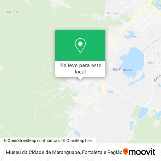 Museu da Cidade de Maranguape mapa