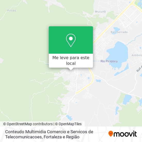 Conteudo Multimidia Comercio e Servicos de Telecomunicacoes mapa