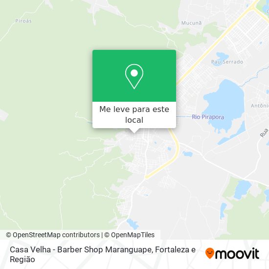 Casa Velha - Barber Shop Maranguape mapa