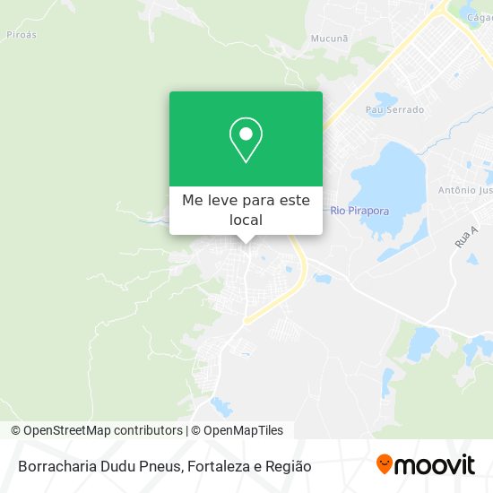 Borracharia Dudu Pneus mapa