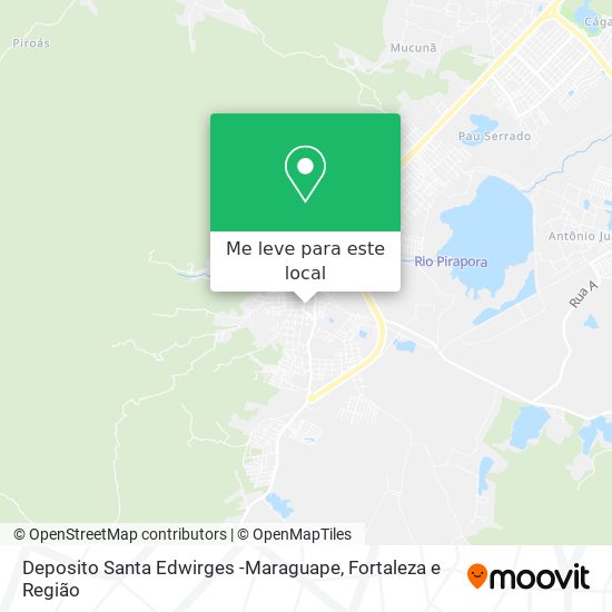 Deposito Santa Edwirges -Maraguape mapa