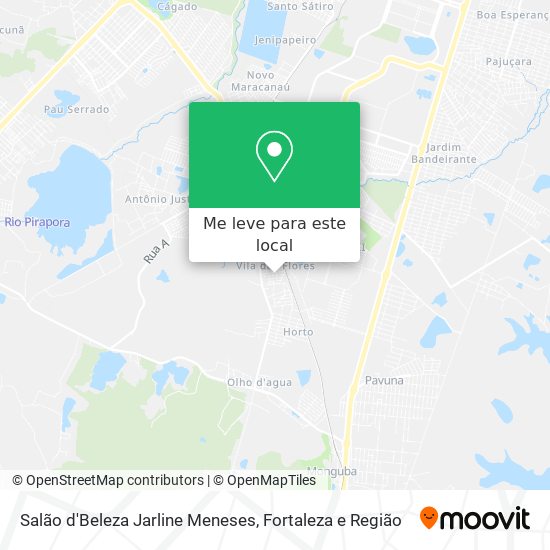 Salão d'Beleza Jarline Meneses mapa