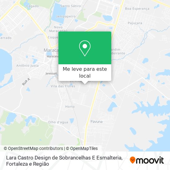 Lara Castro Design de Sobrancelhas E Esmalteria mapa