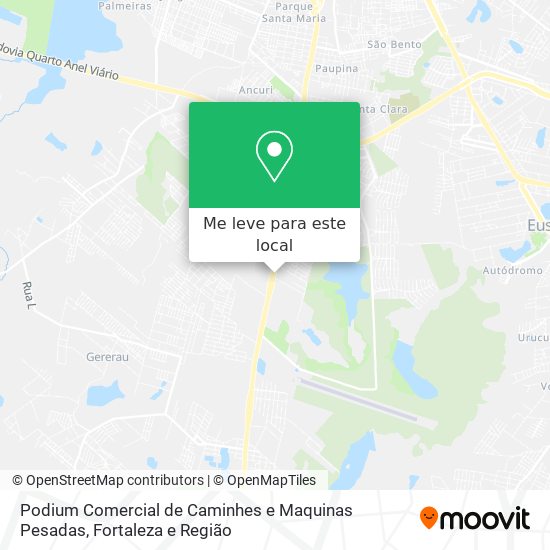 Podium Comercial de Caminhes e Maquinas Pesadas mapa